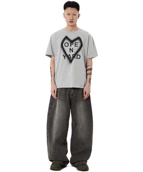 OY（オーワイ）の「『OY/オーワイ』SPRAY HEART TEE/スプレーハートTシャツ（Tシャツ/カットソー・メンズ・ホワイト/グレー・L/M）」の13枚目の写真