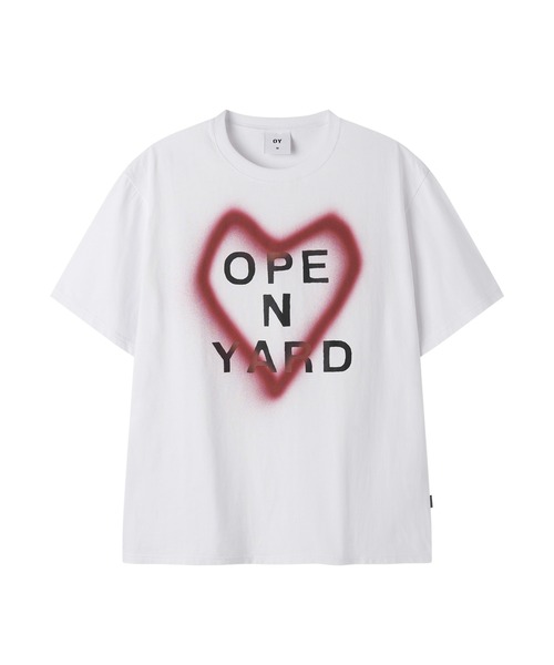 OY（オーワイ）の「『OY/オーワイ』SPRAY HEART TEE/スプレーハートTシャツ（Tシャツ/カットソー・メンズ・ホワイト/グレー・L/M）」の17枚目の写真