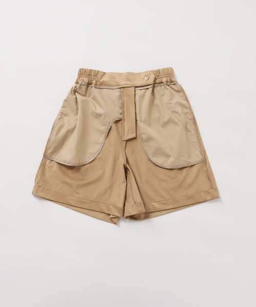 journal standard L'essage（ジャーナルスタンダードレサージュ）の「【URBAN CODE/アーバンコード】 Faux Suede：ショーツ（その他パンツ・レディース・キャメル・SMALL）」の16枚目の写真