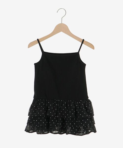 MAJESTIC LEGON（マジェスティックレゴン）の「カップ付き裾ペプラムキャミソール（キャミソール・レディース・アイボリー/ブラック系その他/ホワイト系その他2・MEDIUM）」の19枚目の写真