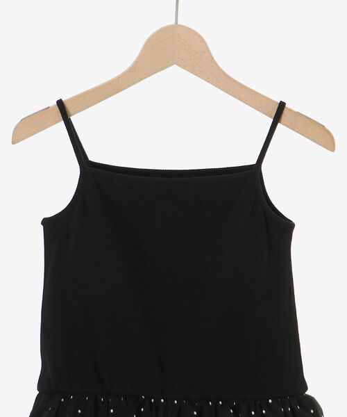 MAJESTIC LEGON（マジェスティックレゴン）の「カップ付き裾ペプラムキャミソール（キャミソール・レディース・アイボリー/ブラック系その他/ホワイト系その他2・MEDIUM）」の17枚目の写真