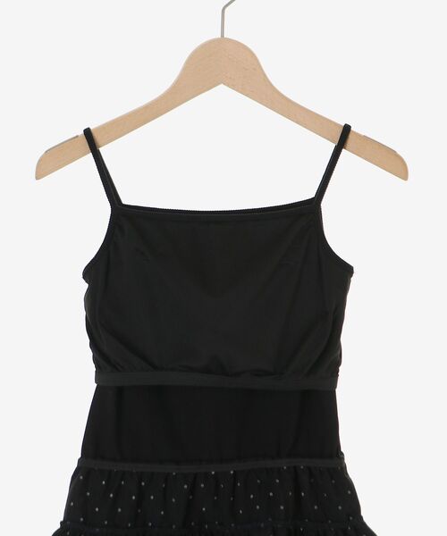 MAJESTIC LEGON（マジェスティックレゴン）の「カップ付き裾ペプラムキャミソール（キャミソール・レディース・アイボリー/ブラック系その他/ホワイト系その他2・MEDIUM）」の15枚目の写真