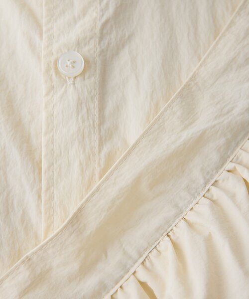 ear PAPILLONNER（イアパピヨネ）の「フリル付スポーティシャツ【SUM1 STYLE】（シャツ/ブラウス・レディース・ホワイト/ブラック・FREE）」の16枚目の写真