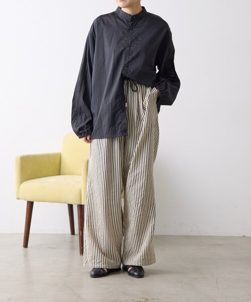 ear PAPILLONNER（イアパピヨネ）の「フリル付スポーティシャツ【SUM1 STYLE】（シャツ/ブラウス・レディース・ホワイト/ブラック・FREE）」の20枚目の写真