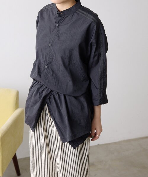 ear PAPILLONNER（イアパピヨネ）の「フリル付スポーティシャツ【SUM1 STYLE】（シャツ/ブラウス・レディース・ホワイト/ブラック・FREE）」の21枚目の写真