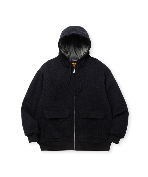 CALEE(キャリー)の「VINTAGE TYPE JACQUARD DROP FIELD JACKET(ブルゾン・メンズ・ブラック・MEDIUM)」の9枚目の写真