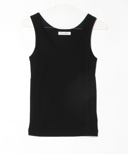 THE SHINZONE（ザ　シンゾーン）の「SHEER RIB TANK TOP 26SMSCU06（Tシャツ/カットソー・メンズ・ホワイト/ブラウン/ネイビー/ブラック・FREE）」の2枚目の写真