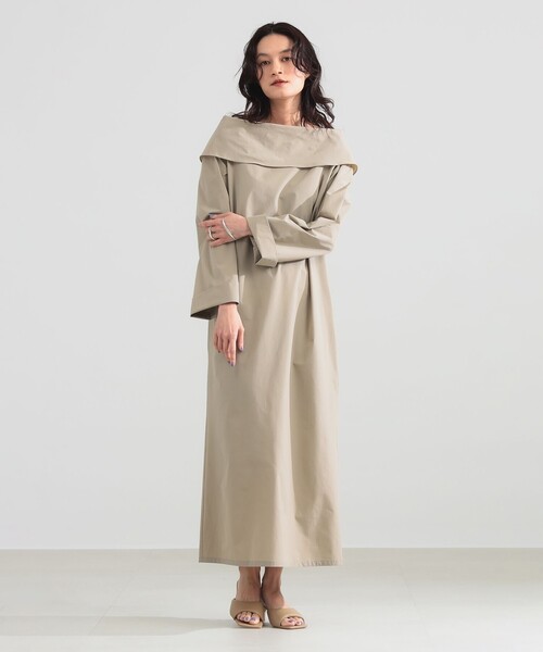 Demi-Luxe BEAMS(デミルクス ビームス)の「【8/6値下げ】オフショルダー ロングワンピース(ワンピース・レディース・ブラック/ベージュ・38/36)」の15枚目の写真