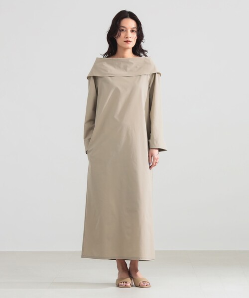 Demi-Luxe BEAMS(デミルクス ビームス)の「【8/6値下げ】オフショルダー ロングワンピース(ワンピース・レディース・ブラック/ベージュ・38/36)」の16枚目の写真