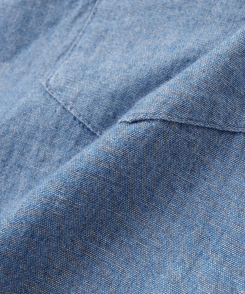is-ness（イズネス）の「is-ness / イズネス Chambray Shirt（シャツ/ブラウス・メンズ・ブルー・LARGE/MEDIUM）」の6枚目の写真