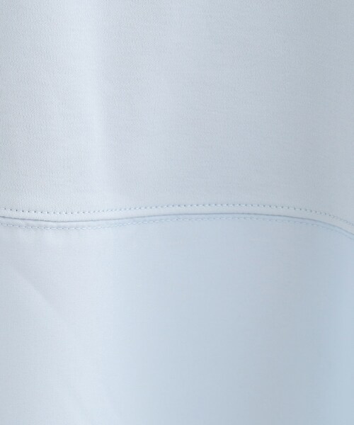 SHOO・LA・RUE（シューラルー）の「【接触冷感/UVカット/抗菌防臭】体型カバーも叶う　裾切り替えAライントップス（Tシャツ/カットソー・レディース・ベージュ系その他7/チャコール/サックスブルー/ブラック・03/02/04）」の5枚目の写真