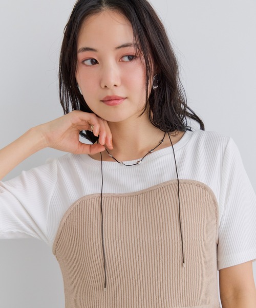 VIS(ビス)の「ハートコードステーションネックレス(ネックレス・レディース・シルバー・FREE)」の2枚目の写真
