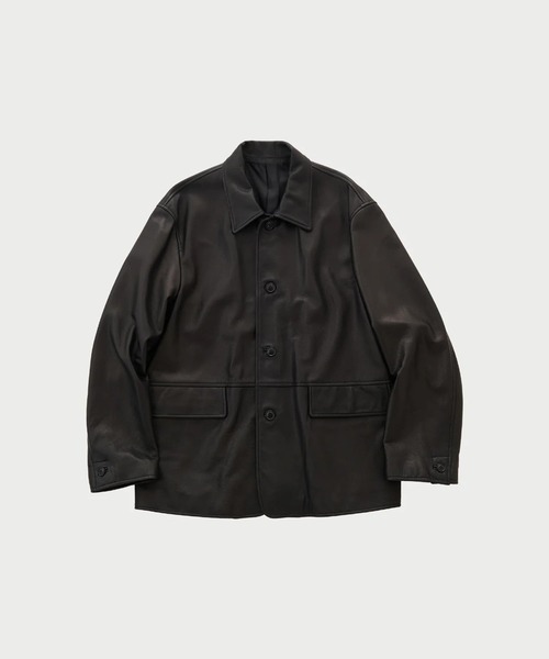 URU(ウル)の「COVERALL JACKET(カバーオール・メンズ・ブラック・2/1)」の1枚目の写真