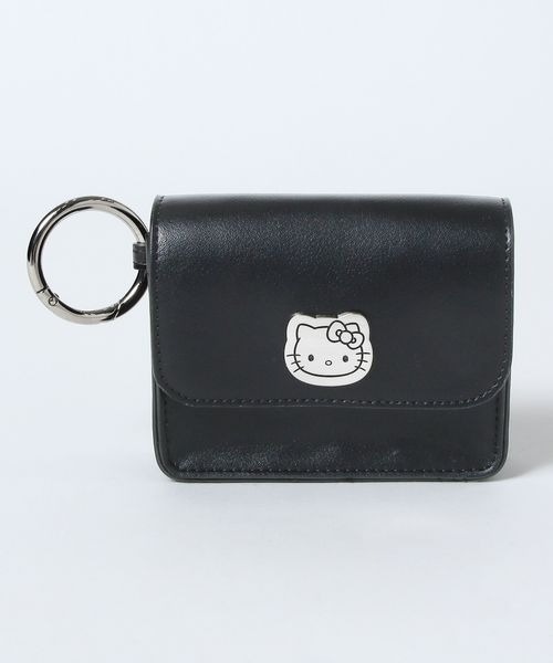 JEANASIS（ジーナシス）の「【ハローキティ】スクエアポーチ/645180（ポーチ・レディース・レッド/ブラック・FREE）」の4枚目の写真