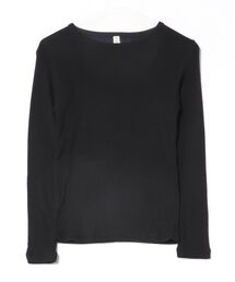 me.（ミードット）の「【 me. / ミードット 】washable silk fraise ロングTシャツ　me-25415　HPI（Tシャツ/カットソー）」