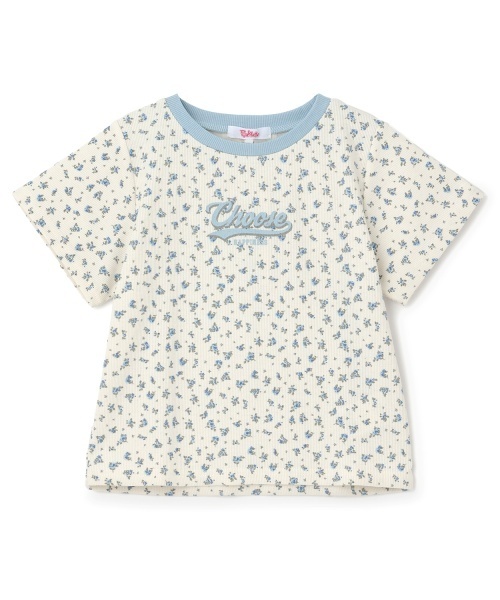 PINK-latte（ピンクラテ）の「【デイリープライス】アソート柄半袖テレコトップス（Tシャツ/カットソー・キッズ・ブラック/アイボリー/ピンク・150cm/130cm/120cm/160cm/140cm）」の11枚目の写真