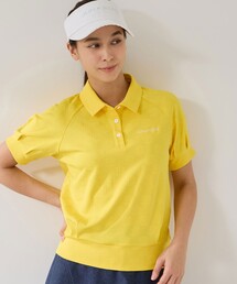 JUN&ROPE' | ジャガードタックスリーブ半袖ポロ/UV・吸水(ポロシャツ)