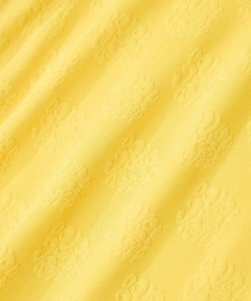 JUN&ROPE'（ジュンアンドロペ）の「ジャガードタックスリーブ半袖ポロ/UV・吸水（ポロシャツ・レディース・イエロー・M/L）」の7枚目の写真