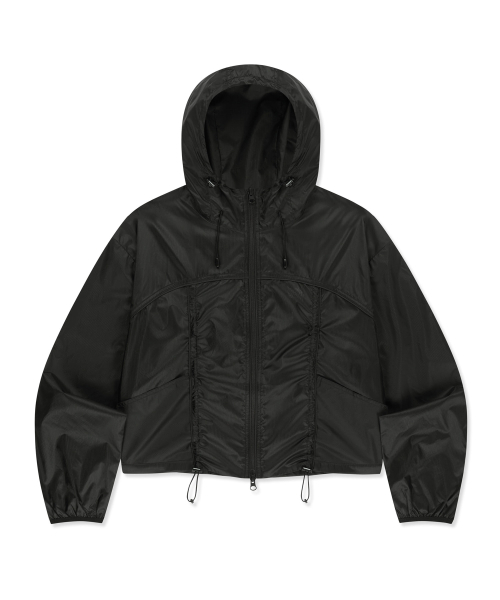 BROWNBREATH(ブラウンブレス)の「W SHRRING LIGHT WINDBREAKER - BLACK(ナイロンジャケット・レディース・その他・SMALL/MEDIUM)」の1枚目の写真