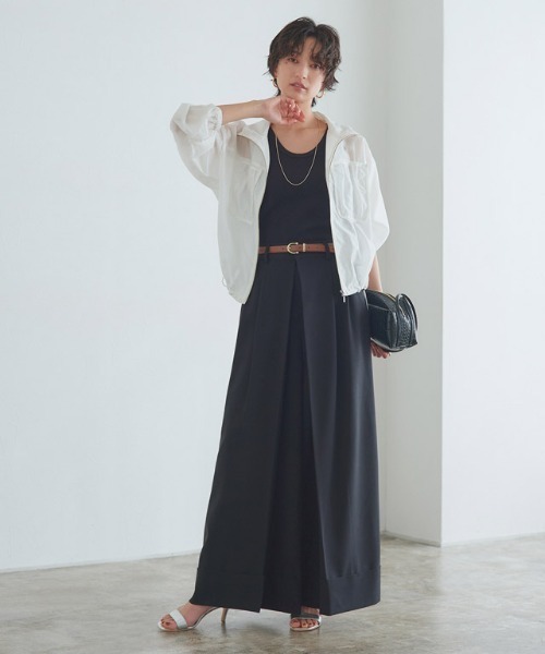 RASW（ラス）の「[RASW]インバーテッドプリーツワイドパンツ（その他パンツ・レディース・キナリ/ブラック・S/M/L）」の16枚目の写真