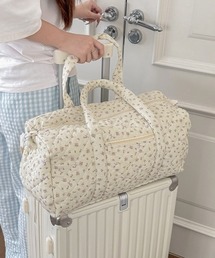 mebole | キルティングフラワーボストンバッグ(ボストンバッグ)