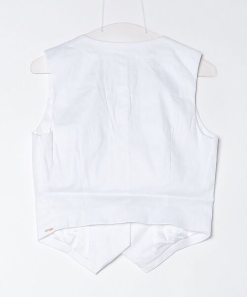 Guess（ゲス）の「CARLA Linen Vest ベスト（ベスト・レディース・ホワイト・X-SMALL/SMALL/MEDIUM）」の6枚目の写真