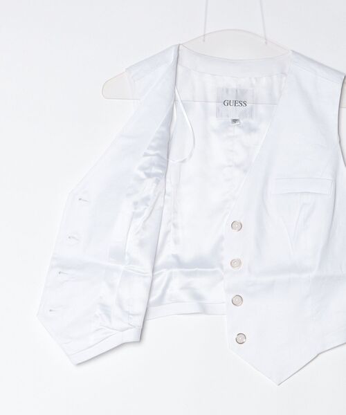 Guess（ゲス）の「CARLA Linen Vest ベスト（ベスト・レディース・ホワイト・X-SMALL/SMALL/MEDIUM）」の7枚目の写真