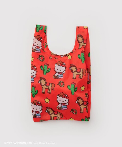 BAGGU(バグー)の「<BAGGU×Sanrio>BABY エコバッグ(エコバッグ/サブバッグ・レディース・ピンク/レッド/ライトブルー・FREE)」の4枚目の写真