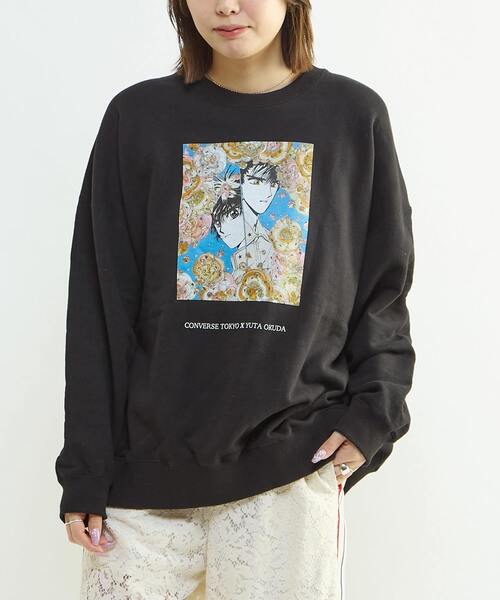 CONVERSE TOKYO（コンバーストウキョウ）の「【CLAMP】『X-エックス-』GRAPHIC SWEAT（スウェット・レディース・ブラック・FREE）」の6枚目の写真