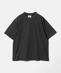 Yonetomi（ヨネトミ）の「【別注】＜YONETOMI＞ボーダー クルーネック ショートスリーブ Tシャツ（Tシャツ/カットソー）」