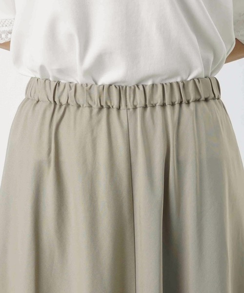 LUCA/LADY LUCK LUCA（ルカ/レディラックルカ）の「LC/LLL バイヤスハギフレアースカート（スカート・レディース・ブラック/ライトグリーン/グレイッシュベージュ・FREE）」の13枚目の写真