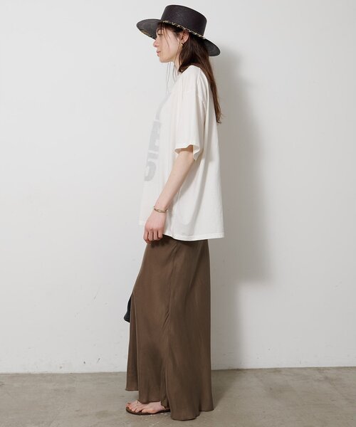 Whim Gazette（ウィムガゼット）の「【KATHARINE HAMNETT】別注バックプリントTシャツ（Tシャツ/カットソー・レディース・オフホワイト/ベージュ・FREE）」の10枚目の写真