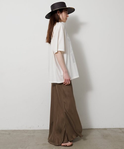 Whim Gazette（ウィムガゼット）の「【KATHARINE HAMNETT】別注バックプリントTシャツ（Tシャツ/カットソー・レディース・オフホワイト/ベージュ・FREE）」の11枚目の写真