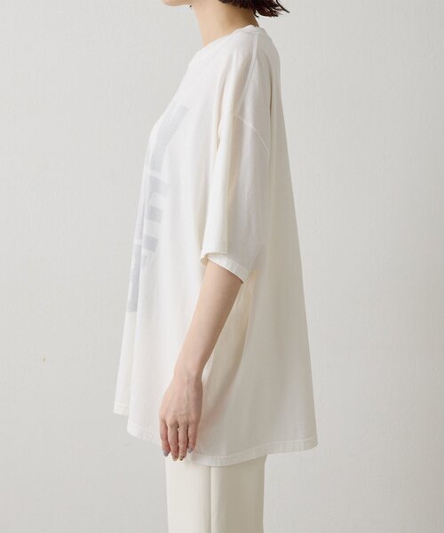 Whim Gazette（ウィムガゼット）の「【KATHARINE HAMNETT】別注バックプリントTシャツ（Tシャツ/カットソー・レディース・オフホワイト/ベージュ・FREE）」の14枚目の写真