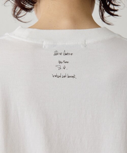 Whim Gazette（ウィムガゼット）の「【KATHARINE HAMNETT】別注バックプリントTシャツ（Tシャツ/カットソー・レディース・オフホワイト/ベージュ・FREE）」の22枚目の写真