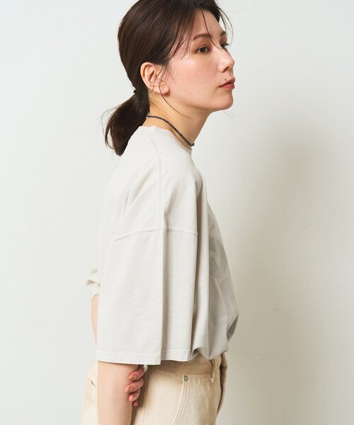 Whim Gazette（ウィムガゼット）の「【KATHARINE HAMNETT】別注バックプリントTシャツ（Tシャツ/カットソー・レディース・オフホワイト/ベージュ・FREE）」の16枚目の写真