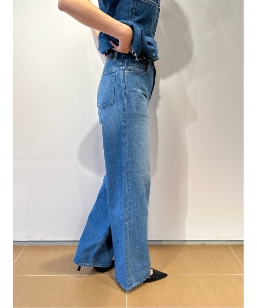 NAILS（ネイル）の「NAILS / ワイドバギー デニムパンツ（デニムパンツ・レディース・ブルー/ライトブルー・24/23/22/26/25）」の5枚目の写真