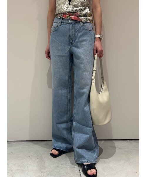 NAILS（ネイル）の「NAILS / ワイドバギー デニムパンツ（デニムパンツ・レディース・ブルー/ライトブルー・24/23/22/26/25）」の14枚目の写真
