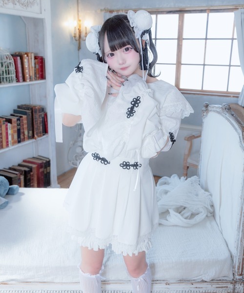 Whinny(ホワイニー)の「Whinny/《セットアップ可能♪》ぱんだの赤ちゃんぱんてぃ(その他パンツ・レディース・ブラック/ホワイト・FREE)」の4枚目の写真