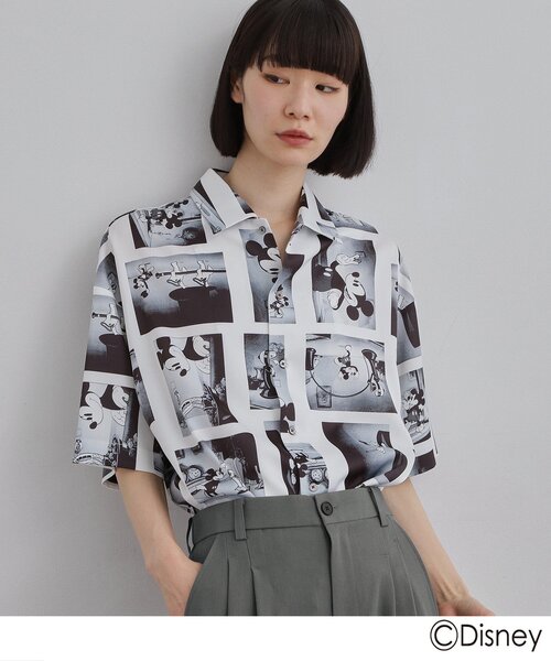 Disney(ディズニー)の「Disney capsule collection 総柄シャツ(シャツ/ブラウス・メンズ・ブラック/ホワイト/ブラック系・01/02/03)」の19枚目の写真