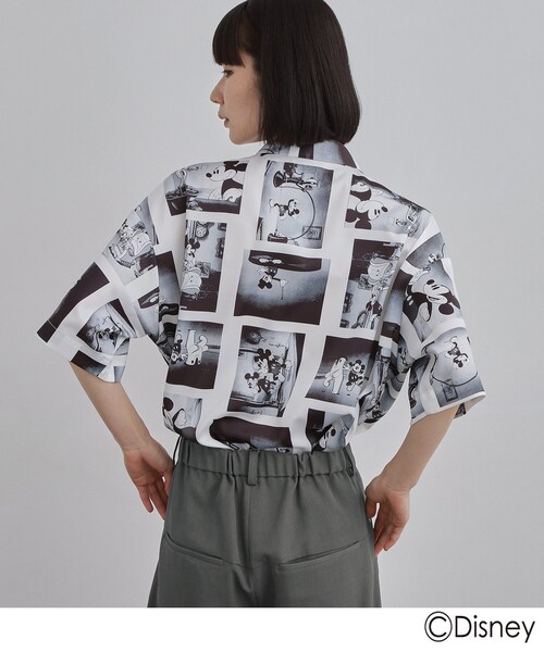 Disney(ディズニー)の「Disney capsule collection 総柄シャツ(シャツ/ブラウス・メンズ・ブラック/ホワイト/ブラック系・01/02/03)」の18枚目の写真
