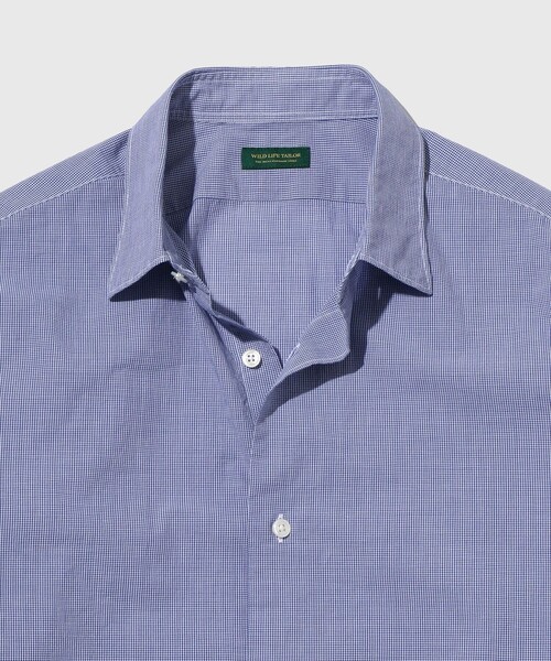 WILD LIFE TAILOR Adam et Rope'（ワイルドテーラーアダムエロペ　）の「PATTERN SHIRT（シャツ/ブラウス・メンズ・ホワイト系その他/ブルー系その他4/ブルー系その他5・M/S/L）」の6枚目の写真