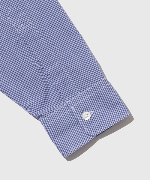 WILD LIFE TAILOR Adam et Rope'（ワイルドテーラーアダムエロペ　）の「PATTERN SHIRT（シャツ/ブラウス・メンズ・ホワイト系その他/ブルー系その他4/ブルー系その他5・M/S/L）」の13枚目の写真