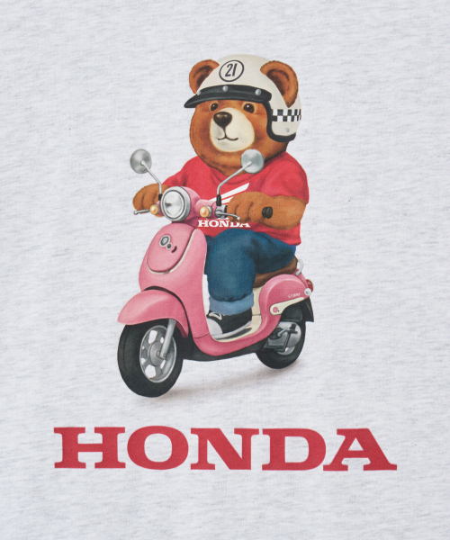PHYPS MOTORCYCLE(フィップスモーターサイクル)の「Giorno Bear Short Sleeve Light Gray(Tシャツ/カットソー・レディース・その他・SMALL/MEDIUM/LARGE/X-LARGE)」の4枚目の写真