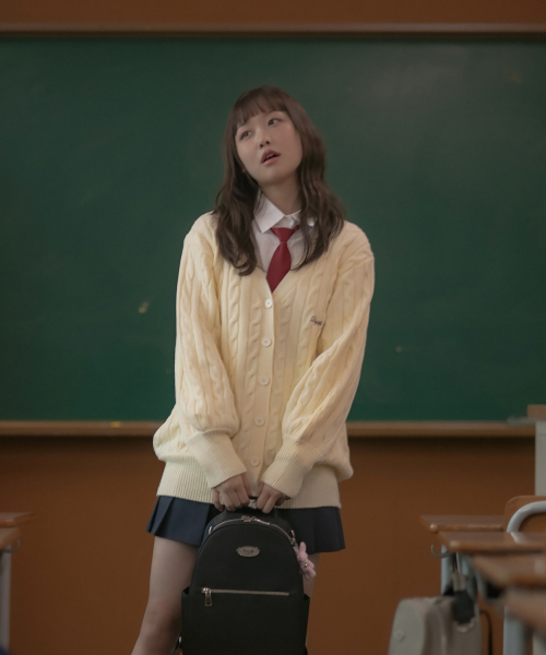 DAYLIFE(デイライフ)の「ペルソナカーディガン(アイボリー)(カーディガン/ボレロ・レディース・その他・FREE)」の1枚目の写真