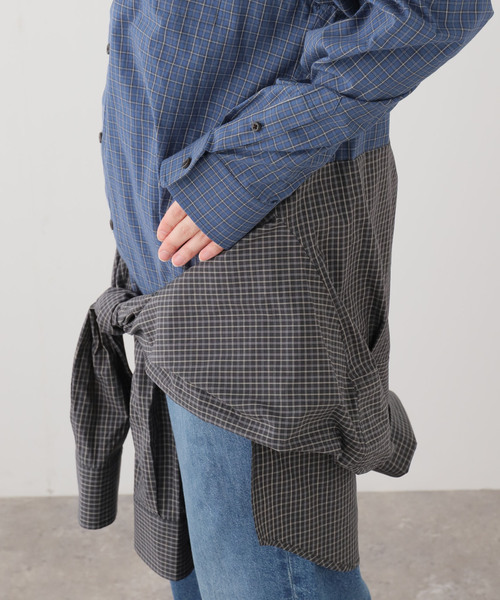 INSCRIRE（アンスクリア）の「【INSCRIRE /アンスクリア】Cotton Check