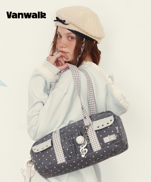 VANWALK（バンウォーク）の「August Tote Bag [Dark Gray]（ショルダーバッグ・レディース・ダークグレー・FREE）」の2枚目の写真
