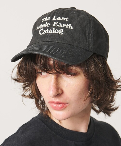 6(ロク)の「【別注】<WHOLE EARTH CATALOG ×6>ロゴキャップ(キャップ・レディース・ブラック・FREE)」の1枚目の写真