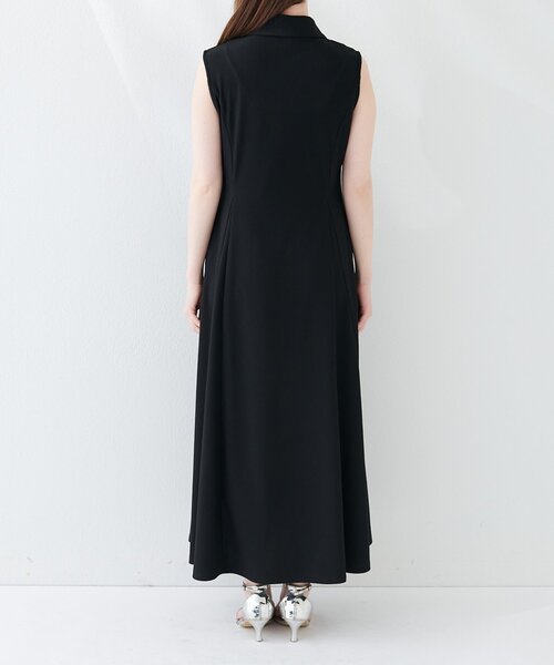 natural couture(ナチュラルクチュール)の「美シルエットノースリフレアワンピース(ワンピース・レディース・ブラウン/ブルー/オフホワイト/ブラック・FREE)」の18枚目の写真