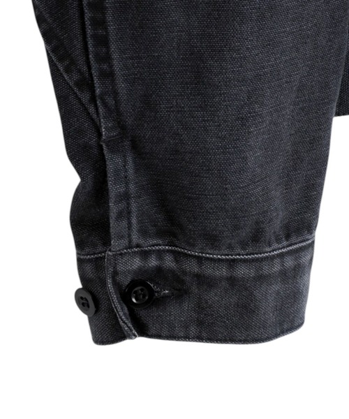 marka（マーカ）の「marka / マーカ：MECHANIC JACKET -ORGANIC COTTON DUCK-：M25C01BL02C[COR]（デニムジャケット・メンズ・ブラック・2(M)）」の6枚目の写真